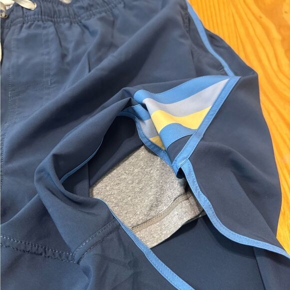 FAIR HARBOR The Anchor Navy Blue Swim Trunks Board Shorts Men’s SIZE LRG - Picture 5 of 10
